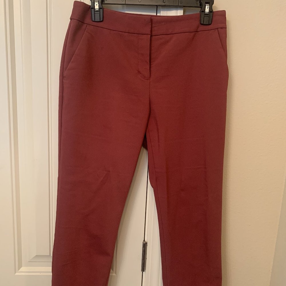 Express Mauve Cropped Slacks